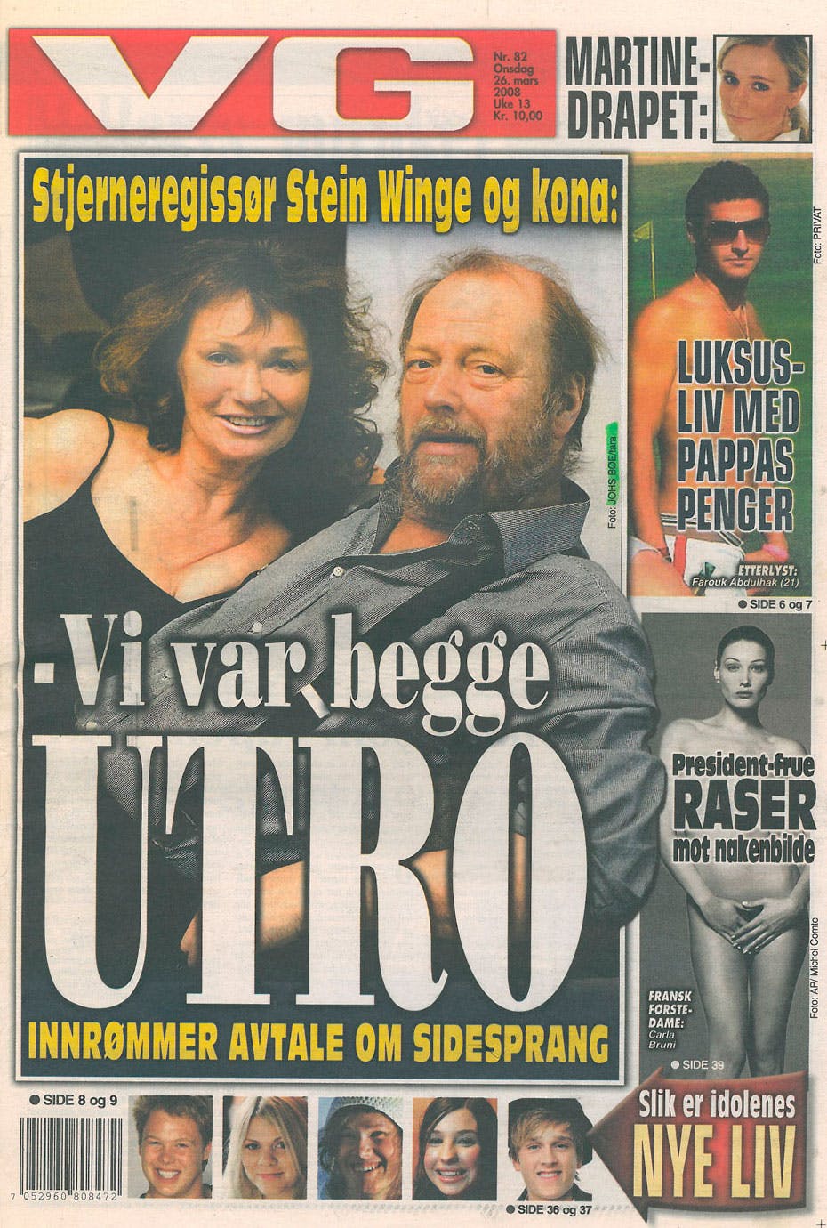 "Vi var begge utro"